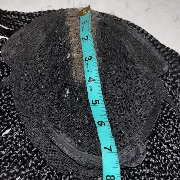 Natural color black Bob box braided wig color 1 - Picture 7 of 11